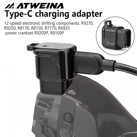 Compact Portable USB-C Bike Charger Adapter for Shimano 12S Di2 Electronic Derailleur R9200 R8100 R7