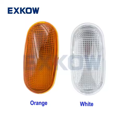 Orange/White Front Side Turn Signal Lamp Assy for Mitsubishi Pajero Montero IO H65W H67W H76W H77W C