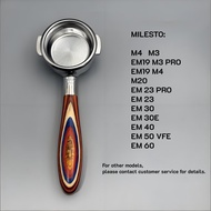 ‌Milesto 58mm Bottomless Portafilter‌ Compatible with EM19/M4/M3/EM23Pro Material: 304 Stainless Ste