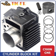 Honda C100N Dream Tiger Cylinder Block Kit (w/ Piston Piston Rings Pin Clips)