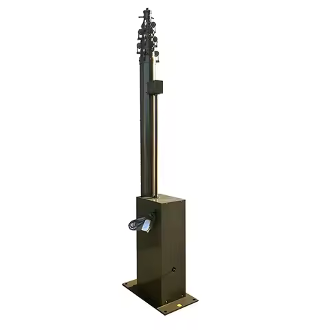 5M aluminum alloy electric telescopic mast, wind 140Kph, maximum load 66 pounds, for antenna lights
