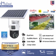 Esee Cloud Solar CCTV 8MP Dual Lens CCTV 4G SIM Card Solar Battery Outdoor Waterproof Wireless Camer