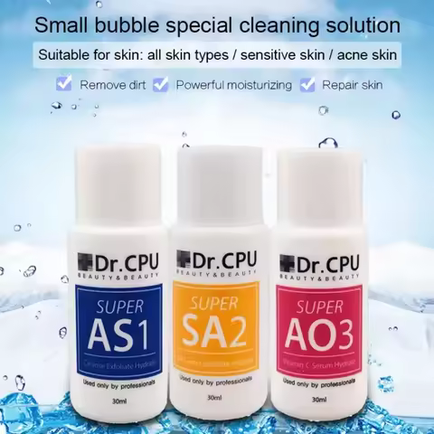 Concentrated Aqua Peeling Solution AS1 SA2 AO3 for Hydrafacial Dermabrasion Beauty Machine Facial Sk