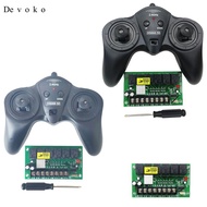 [Devoko] 6 Radio System Transmitter and Receiver Remote Controller for RC boat Tanks Controller Tran