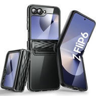 เคส i-Blason สำหรับ Samsung Galaxy Z Flip 6/Z Flip 7 FE พร้อมฟิล์มกันรอยหน้าจอด้านหน้าแบบติดตั้งในตั