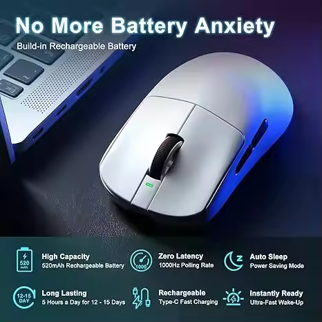 VXE Dragonfly R1PRO R1 Pro MAX 1000HZ Wireless Lightweight Gaming Mouse PAW3395 Sensor 26000DPI R1SE