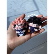 Jujutsu Kaisen (Sukuna & Megumi) mini Wool Keychain