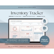 Inventory Tracker Spreadsheet 2026 Digital Planner, Small Business Inventory Template Google Sheets