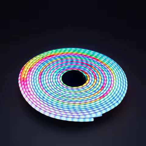 5mm PCB WS2812B Individually Addressable COB strip 160LEDs/m WS2812 RGB IC Full Color Pixel High Den