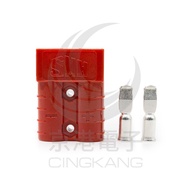 Jinggang Electronic Anderson Connector Two-Pole 50A 600V Red 8AWG