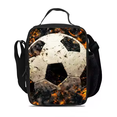 Soccer ice pack insulation new style sports style youth football print best partner for male and fem