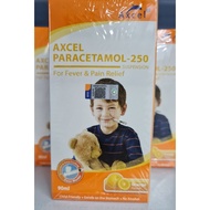 AXCEL PARACETAMOL 250MG/5ML SYRUP ORANGE 90ML FREE SYRINGE
