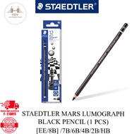 STAEDTLER MARS LUMOGRAPH BLACK PENCIL (1 PCS) [EE/8B] /7B/6B/4B/2B/HB PENSEL LUKISAN HITAM