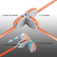 PCF* Universal Cable Connector T-type Quick Wire Connecter Lever Nuts Cable Splitter