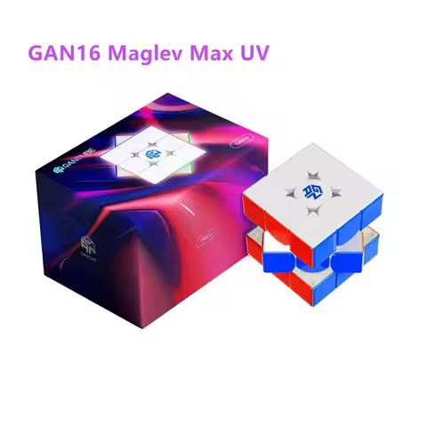 GAN16 Maglev Max UV 3x3x3 Magnetic Cube Flagship Cube Professional Puzzle Children Gift Gan 16 Cubo 