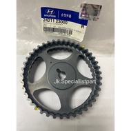 CAMSHAFT GEAR / SPROCKET (42 KEY) GENUINE PART (ORIGINAL) HYUNDAI MATRIX , TUCSON 2004 , ELANTRA , C