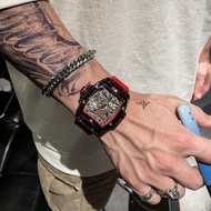 Fgf Richard Technology Sense Watch Male Skeleton Automatic Mechanical Watch Wormhole Concept Snow Gl