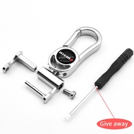 NISMO Car Keychain Metal car logo keychain for Nissan Juke Tiida Teana GTR 350Z 370Z...