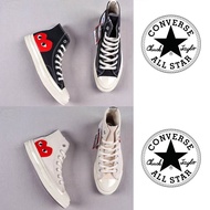 CDG PLAY x Converse Classics Original Authentic Canvas Shoes Shoelace Student Sneaker Rubber Sole Un