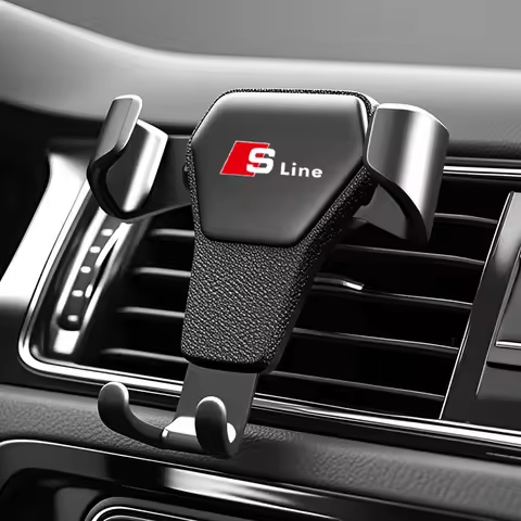 Gravity Car Phone Holder Air Vent GPS Stand Accessories For Audi Sline A3 A4 A1 B8 B7 A6 C7 A5 A7 A8