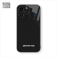 AMG Carbon Glossy Case For Android & iphone 17 /11/12/13/14/15/16plus/pro/max/7/8/7plus/xr/xs iphone