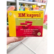 ( 1 BOTTLE  ) EM KAPSUL WANITA LANCAR HAID exp.2028