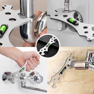 8-in-1 Multifunction Wrench for Sink Faucet Pipe Universal Level Wrench Bathroom Installation Tools 