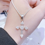 Silver Cross Necklace 925 ST7 - Super Beautiful Female Necklace