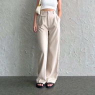 ORO PANTS - CELANA LOOSE PANTS KNIT - KULOT KNIT ORO PANTS