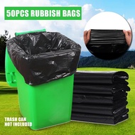 50Pcs Black Heavy Duty Wheelie Refuse Sacks Strong 240L Bin Liners Rubbish Bags
