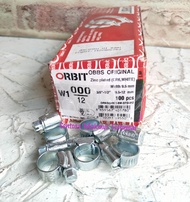 ORBIT 3/8" - 1/2" Kleman Klem Selang Hose Clamp Steel 9.5 - 12 MM