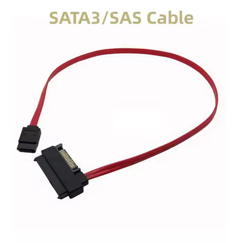 Original 6GB high-speed SATA3.0/SAS data cable SATA pair SAS for SSD/SATA/SAS hard drive cable