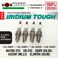 USED Japan DENSO Iridium TOUGH Spark Plug - Hyundai 1.5 G4EC 1.6 G4ED 1.8 G4GB 2.0 G4GC Matrix i30 C