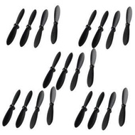 BolehDeals 20pcs Propeller Airscrew Propellers for Cheerson CX 10 Mini Drone Black