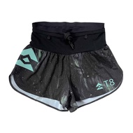 T8 W Sherpa Shorts - Light Green
