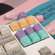 NEW ECHOME Spark Light Retro100 Keycaps Set Pbtfans Numpad DIY Artisa