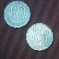 👍 uang kuno asing koin asing 100 yen 500 yen jepang yen