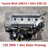 Toyota 1ZZ 2WD 1.8cc Enjin Kosong / Empty Engine For :  Toyota Wish ZNE10 / Altis ZZE122 / Caldina Z