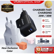 VIVAN Power Ice 20s Adapter GaN Usb C PD 20W Mini Size Batok 3A QC3.0 Fast Charging Universal Travel