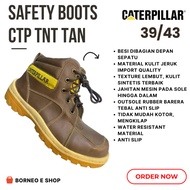 Safety Shoes Boots Men Field Work Project Safety Shoes Caterpillar TNT TAN High Quality Premium Safety Boot Tracking Hiking Mountain Size 39/43