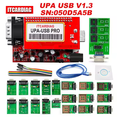 UPA USB PRO V1.3 SN:050D5A5B ECU Chip Tunning with 350MB Full Script Upa Usb Programmer 2023 Full Ee