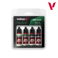 VALLEJO  72.384 Green Color Set ARCYLIC PAINT