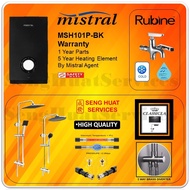 MISTRAL MSH101P INSTANT WATER HEATER WITH CLASSICLA SILVER  RAIN SHOWER
