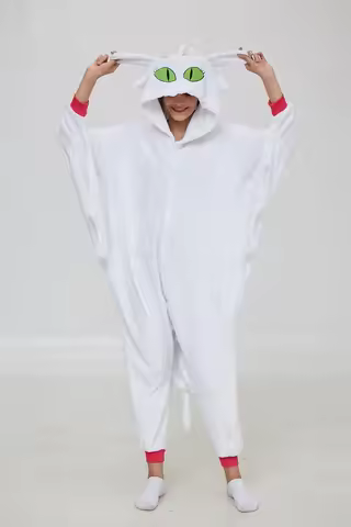 Kigurumi Toothless Onesies for Adults Pajamas Winter Anime Animal Cosplay Pyjamas Halloween Costumes