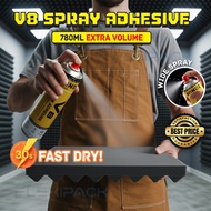 V8 Glue Spray 780ML Adhesive Soundproof Foam Spray Glue Gum