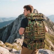 Hiking Backpack for Men 80L Camping Backpack Military Rucksack Molle 3Days Assault Pack for Climbing