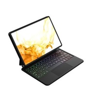 全城熱賣 - 適用於三星 Galaxy Tab S9 FE/S9/S8 M11P-B-S9 妙控磁吸式藍牙鍵盤皮套（黑色）