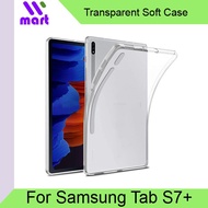 Samsung Galaxy Tab S7+ Transparent Case Soft / For Samsung Tab S7 Plus 12.4-inch T970 / T975