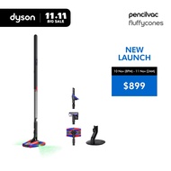 [11.11 New launch] Dyson PencilVac Fluffycones Vacuum Cleaner | Slimmest, Moves in all directions fo