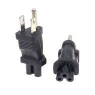 IEC 320 C5 TO USA NEMA 5-15P ปลั๊กตัวแปลงอเมริกัน 3 PRONG ชาย C5 หญิงอะแดปเตอร์ AC ไฟฟ้า CONNECTOR